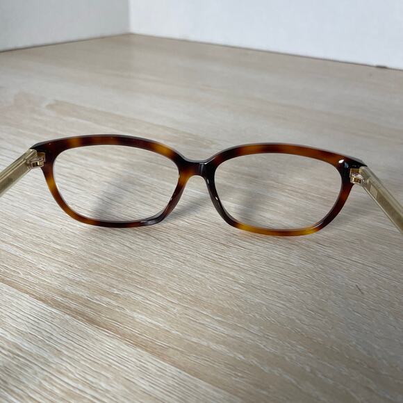 Gucci GG0568OA 002 Eyeglasses Tortoise Shell Gold Frames Only 55-15-145 - Picture 7 of 8